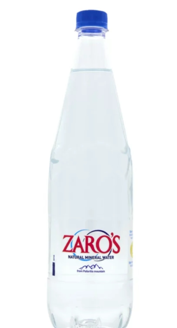 1 litre mineral water 1.50€