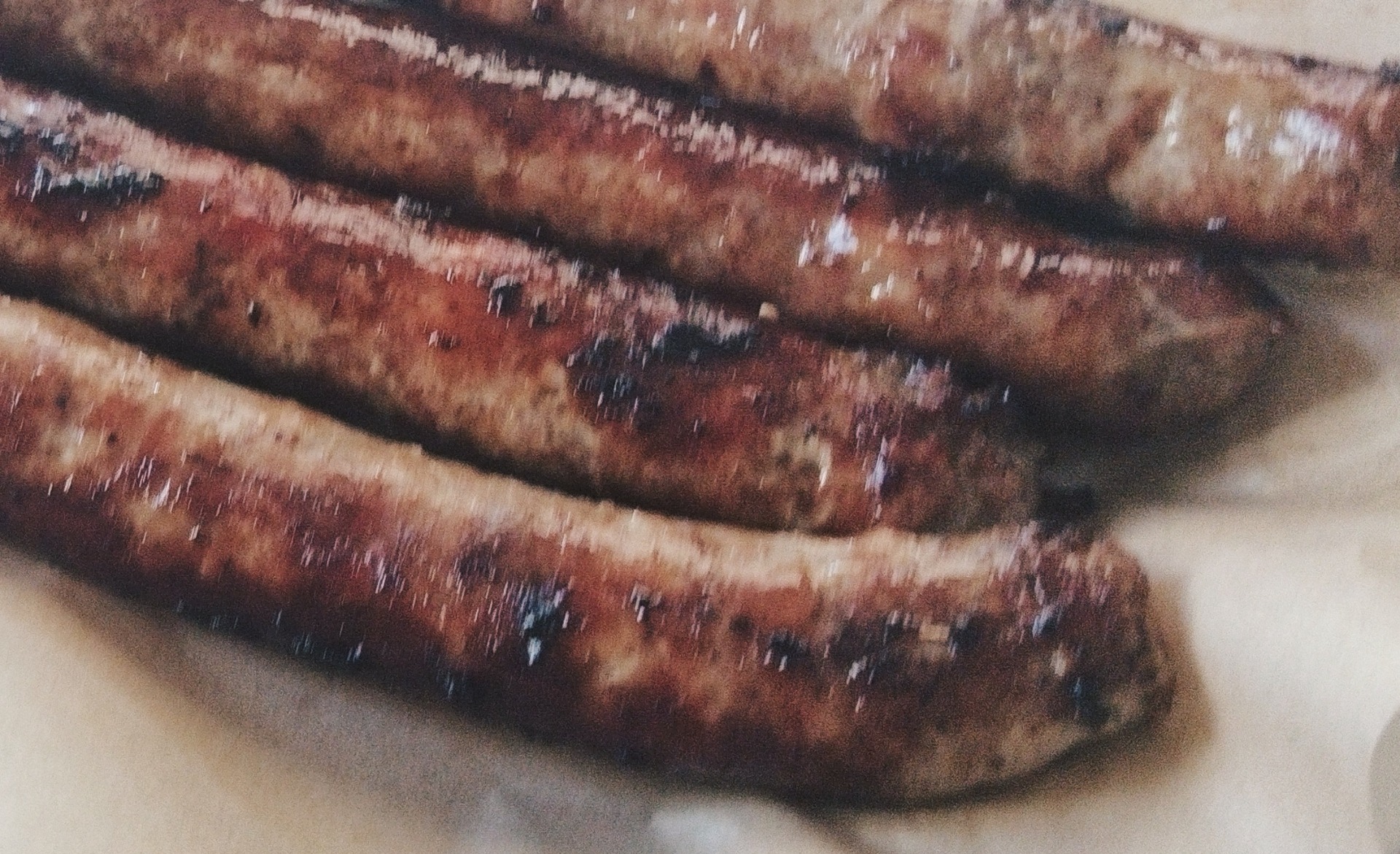 half a kilo of local handmade sausage,, 10.00€,,μισό κιλό ντόπιο χειροποίητο λουκάνικο 10.00€